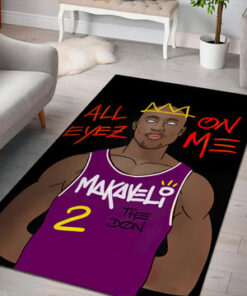 2pac Makaveli All Eyez On Me Hiphop 90s Rug Carpet