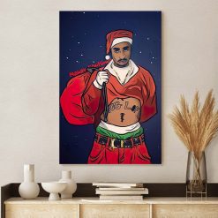 Tupac Is Back Christmas Special Poster Canvas