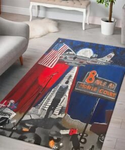 8 Mile Road Slim Shady Eminem Rug Carpet