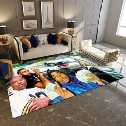 Amazing Artwork of 2Pac Shakur, Eazy-E, Nipsey & Nate Dogg Rug Carpet