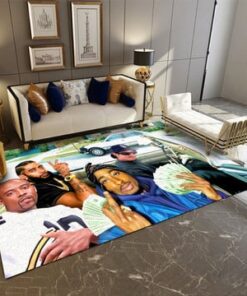 Amazing Artwork of 2Pac Shakur, Eazy-E, Nipsey & Nate Dogg Rug Carpet