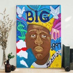 Biggie Smalls King of New York Poster Canvas