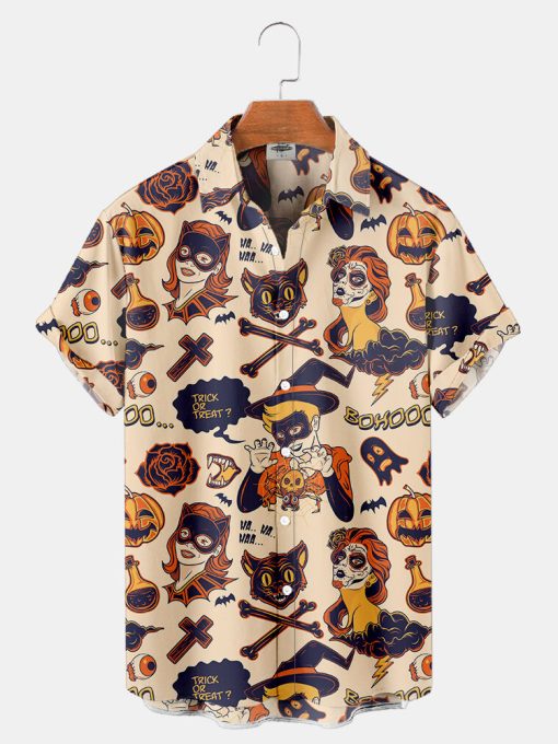 Halloween Print Shirt