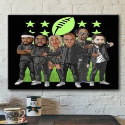 Hip-hop Stars Rapper Hiphop 90s Poster Canvas