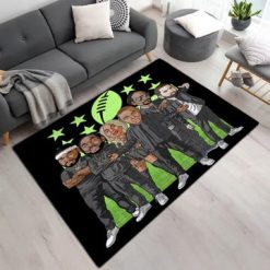 Hip-hop Stars Rapper Hiphop 90s Rug Carpet