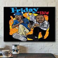 Ice Cube and Chris Tucker Friday The 13th Poster Canvas