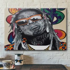 Lil Wayne Pop Art Hiphop Rapper Poster Canvas