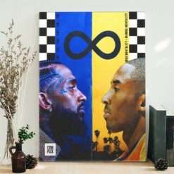 Nipsey Hussle and Kobe Bryant Music-Sports Poster Canvas
