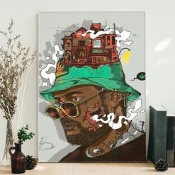 SchoolBoy Q Art Hip Hop 90s Poster Canvas