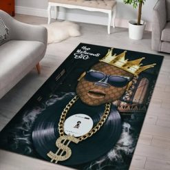 The Notorious Big Ready For Die Vinyl Rug Carpet