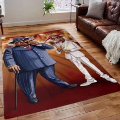 Tupac And Biggie Artwork Hip Hop Rapper Rug Carpet