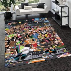 Ultimate 90s Back Print Rug Carpet