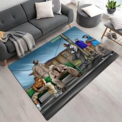 West Coast Hip Hop Artists 90s Artwork Rug Carpet