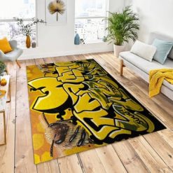 Wu-tang Clan Killa Beez Cream Team Rug Carpet