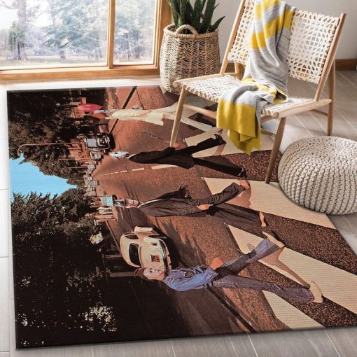 Abbey Road Pennywise Michael Myers Freddie Krueger Jason Voorhees Area Rug 1
