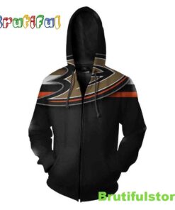 Anaheim Ducks Nfl Big Logo 3D All Over Print Hoodie
