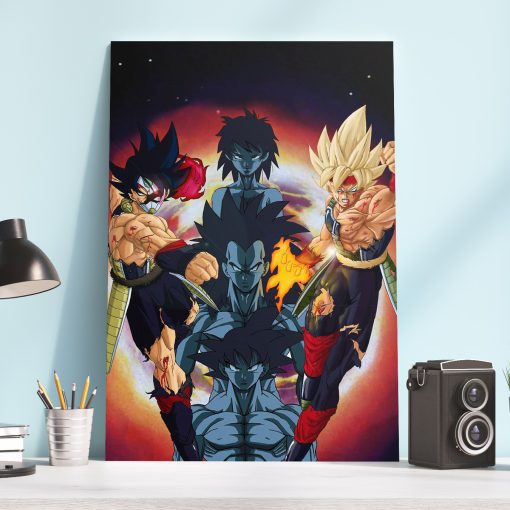 Bardock And His Family Wallpaper Poster Canvas