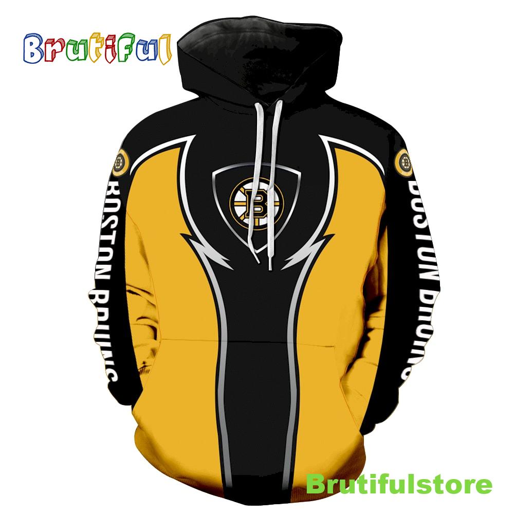 Boston Bruins All Over Print Hoodie