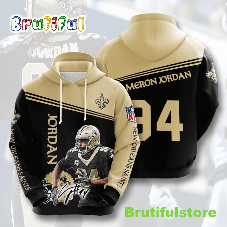 Cameron Jordan New Orleans Saints All Over Print Hoodie