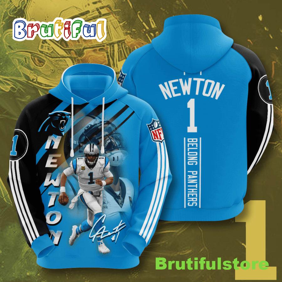 Carolina Panthers Cam Newton All Over Print Hoodie