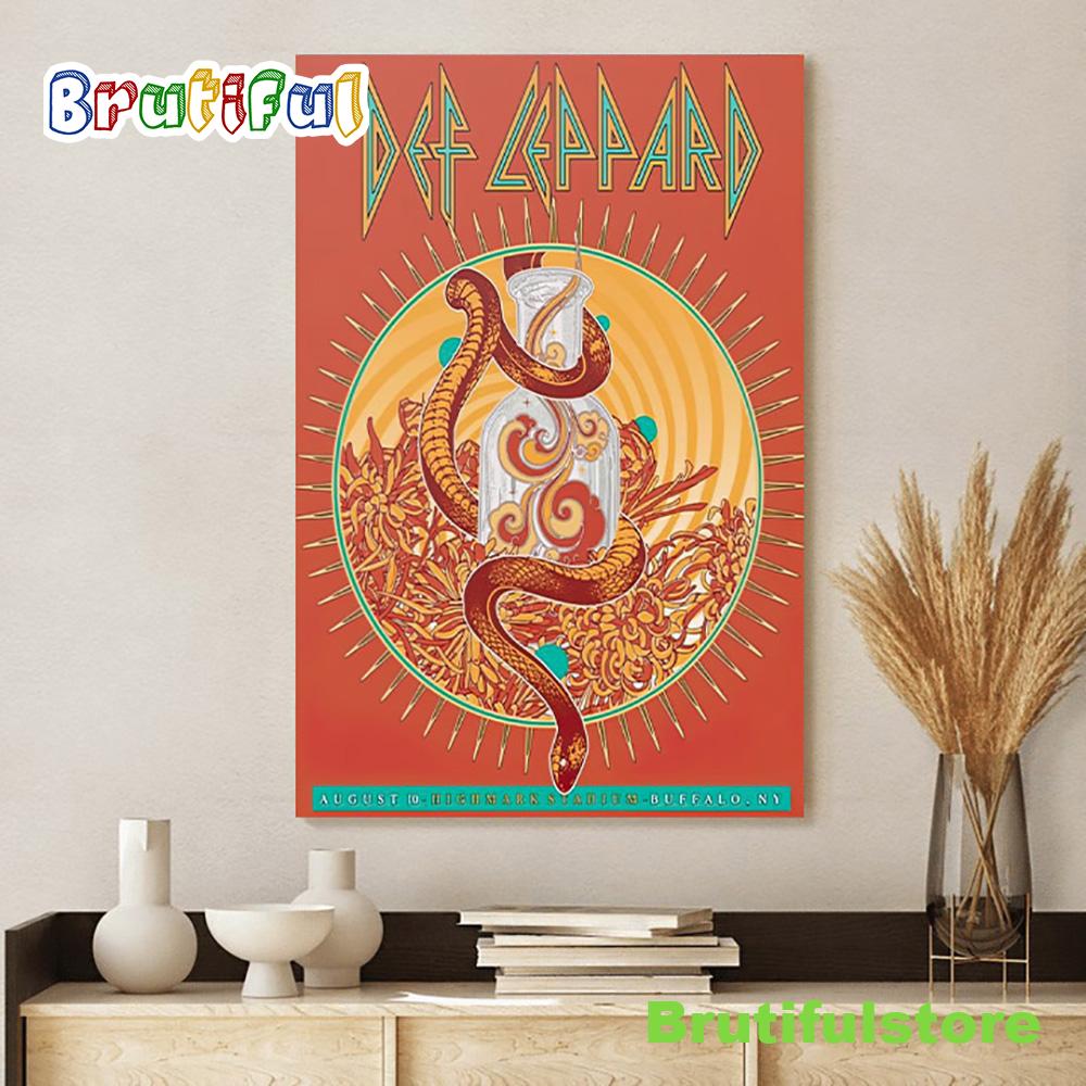 Def Leppard Tour 2022 Buffalo Canvas Poster 1