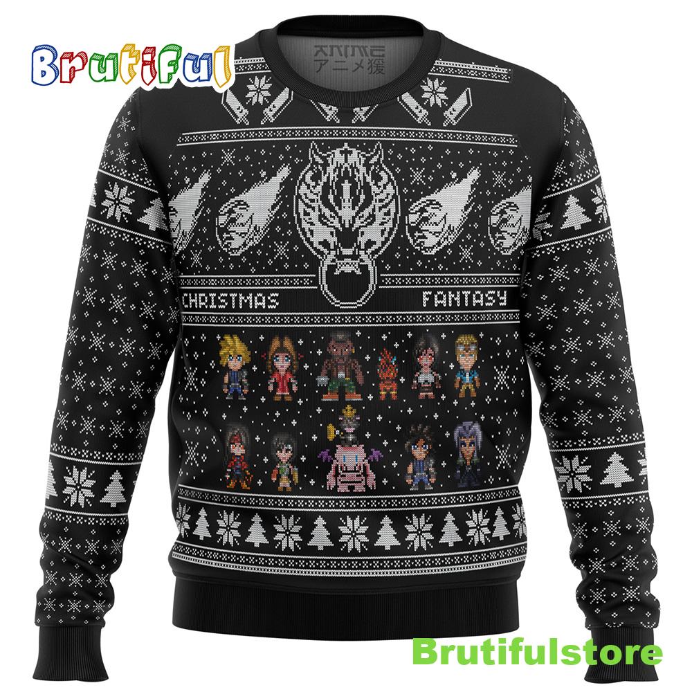 Final Fantasy 7 VII FF7 Ugly Christmas Sweater