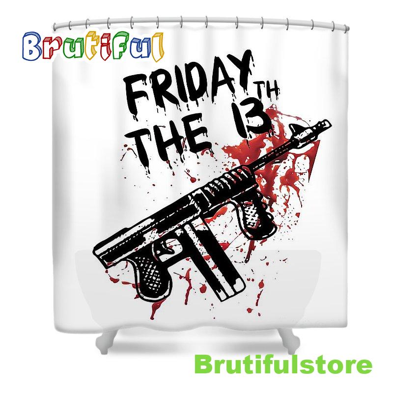 Friday 13th 2018 Jason Voorhees Shower Curtain