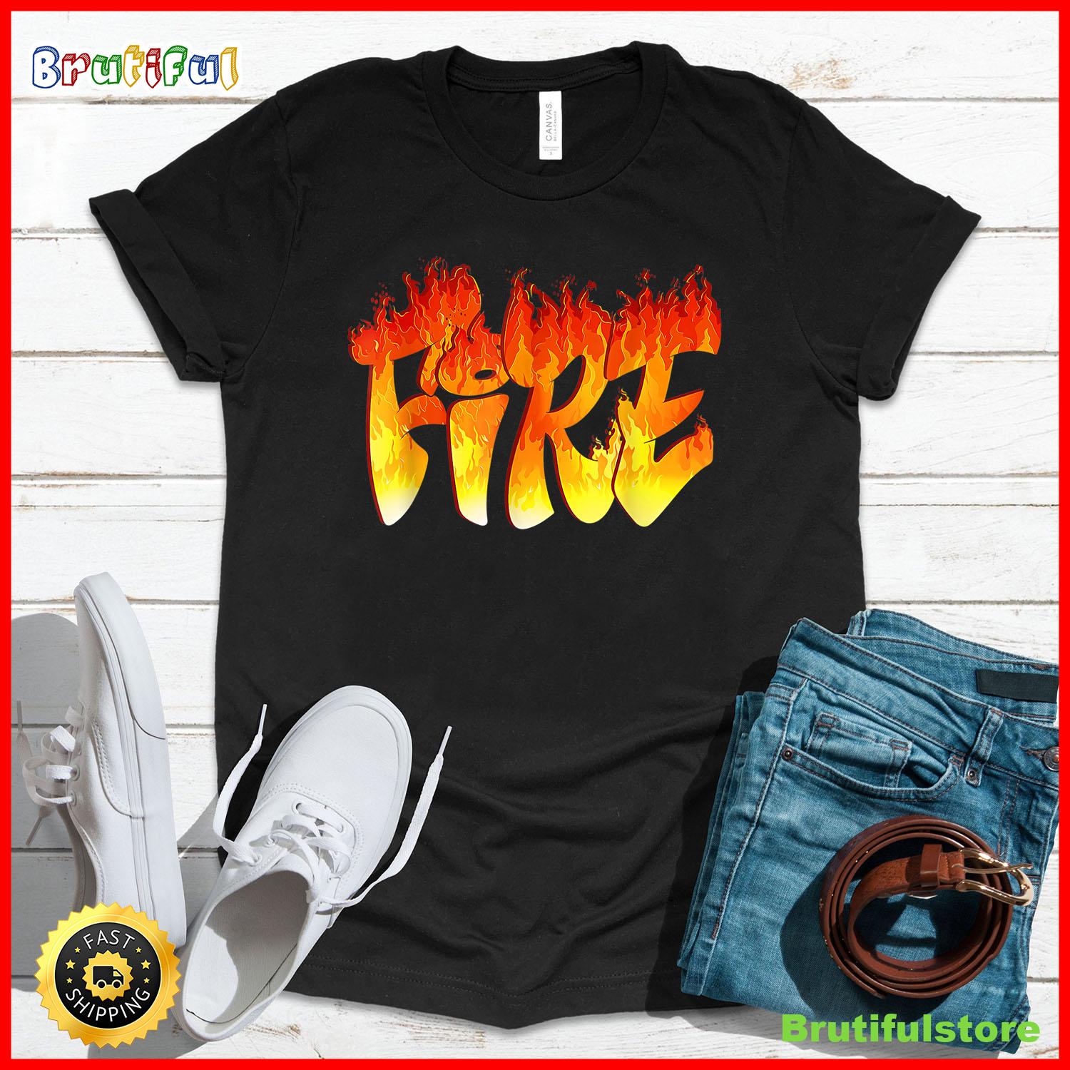 Funny Fire and Ice Costume Halloween Family Matching Women T Shirt