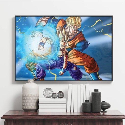 Future Gohan Kamehameha Poster Canvas