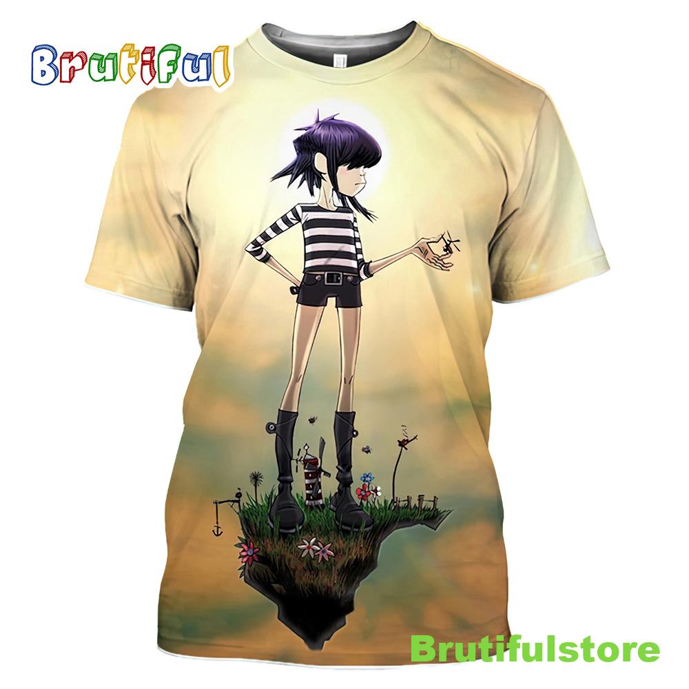 Gorillaz Tour 2022 Noodle Rock Band 3d All Over Shirt