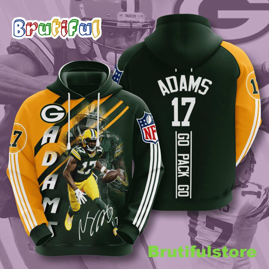 Green Bay Davante Adams 3D Hoodie All Over Print Hoodie