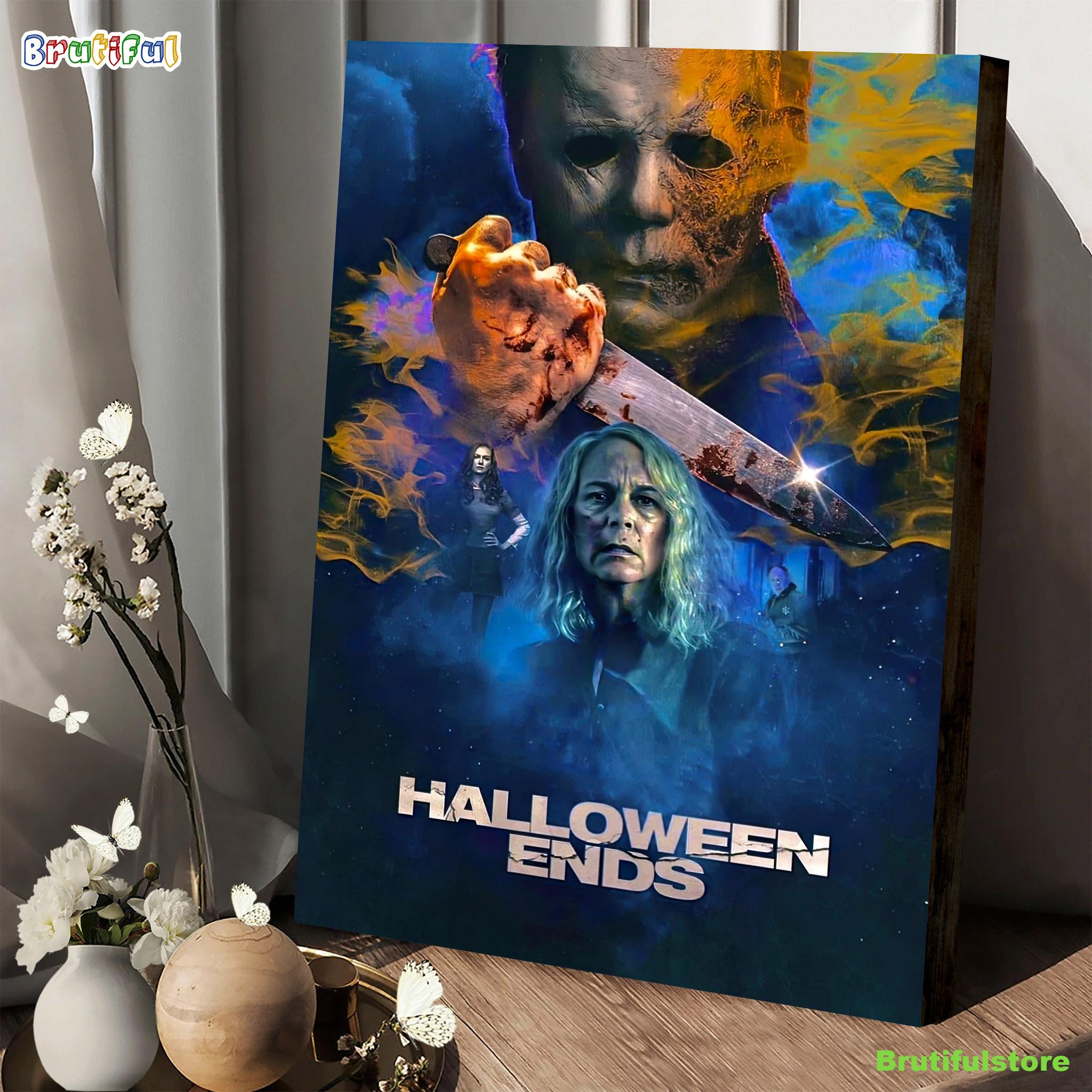 Halloween Ends David Gordon Green Poster Halloween Ends 2022 Movie Canvas