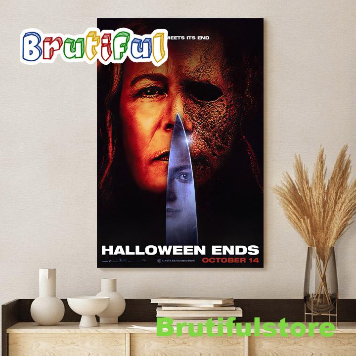 Halloween Ends Michael Myers New Movie Coming Soon 2022 Poster Canvas