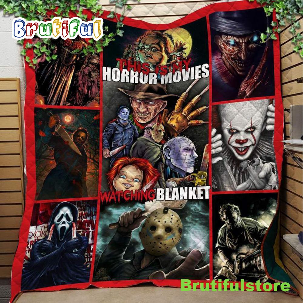 Halloween Movies Sherpa Blanket Christmas Gift Ideas Halloween Throw Blanket Halloween Gift