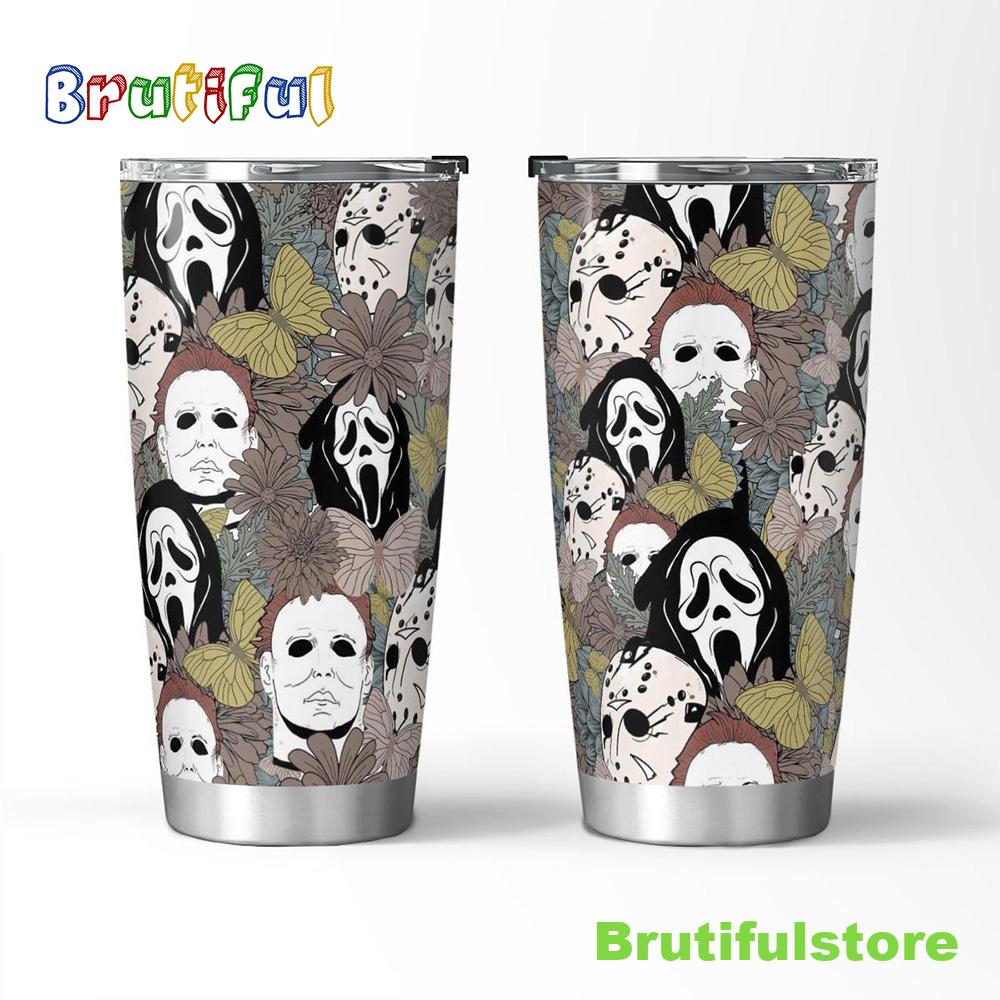 Happy Halloween 2022 Horror Characters Movie Halloween Tumbler 2