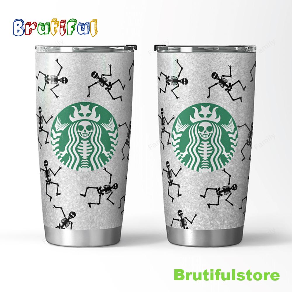 Happy Halloween Skeleton Starbucks Halloween 2022 Tumbler