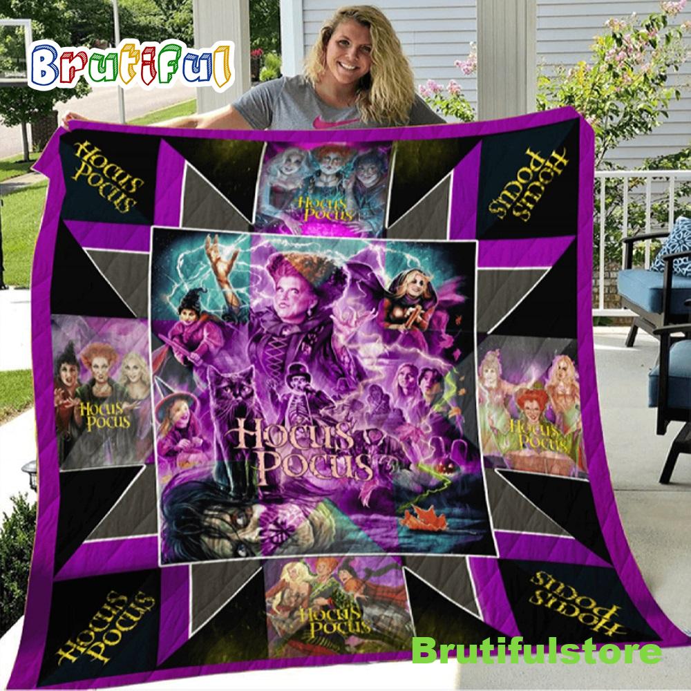 Hocus Pocus Movie Sanderson Sisters Halloween Gift Blanket