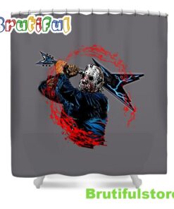 Jason Voorhees Guitar Kill Classic Shower Curtain