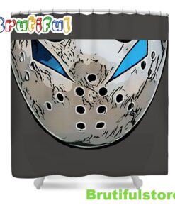 Jason Voorhees Mask Friday The13th Shower Curtain