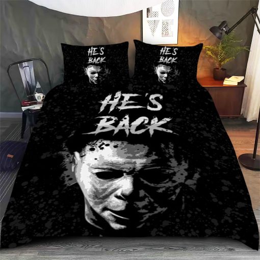 Michael Myers Halloween Quilt Bedding Set