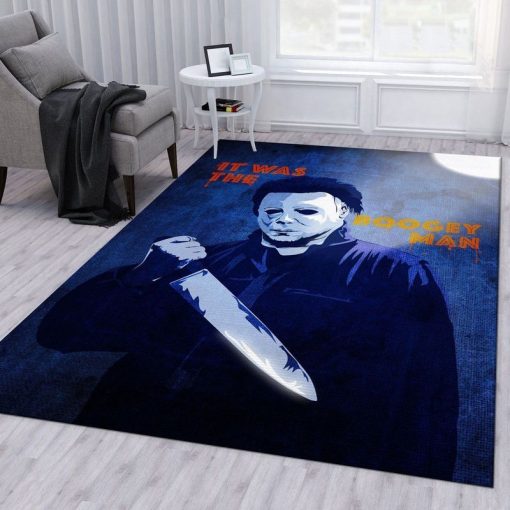 Michael Myers Horror Movie Area Rug 1