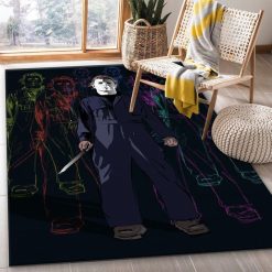 Michael Myers Nightmare Area Rug 1