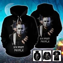 Michael Myers Six Feet People Horror Movie Halloween All Over Print 3D Shirt