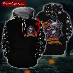 Personalized Jack Skellington The Nightmare Before Christmas Rock Paper Scissors Horror Movie Halloween All Over Print 3D Shirt