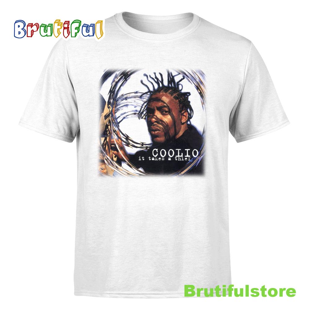 Rip Coolio Gangsta Paradise Artis Leon Ivey Jr White T shirt