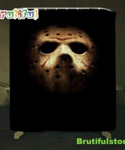 Scary Killer Jason Voorhees Friday 13th Shower Curtain