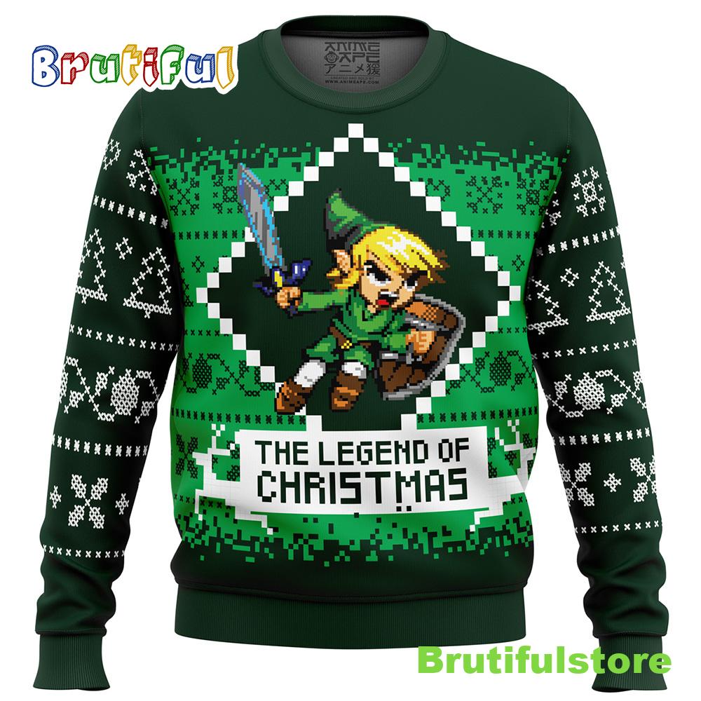 The Legend of Christmas Zelda Ugly Christmas Sweater