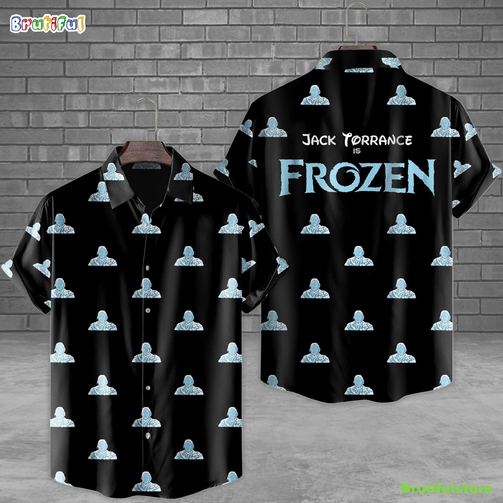 The Shining Jack Torrance Is Frozen Horror Movie Halloween All Over Print 3D Hawaiian Shirt