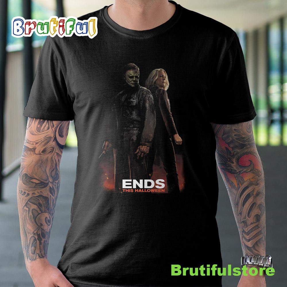 This Halloween 2022 Halloween Ends Movie Black Tshirt