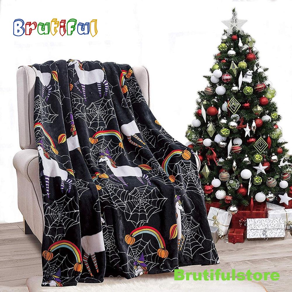 Unicorn Spiderweb Blanket Halloween Festival